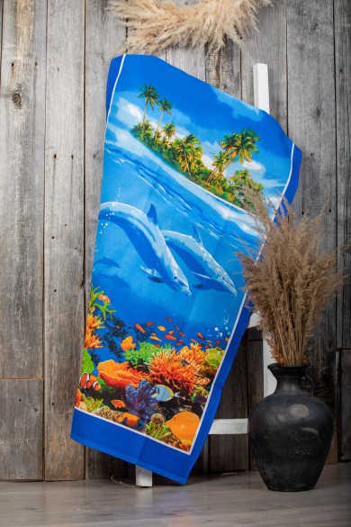 Полотенца банные - пляжные вафельные